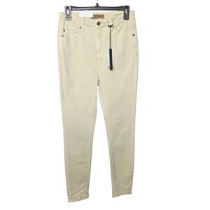 Judy Blue Skinny Jeans Women 9/29 Bone Garment Dyed High Rise JB88845 C